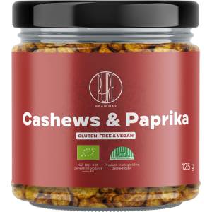 BrainMax Pure Pure® Cashews & пипер, Кашу & Червен пипер, БИО, 125 г