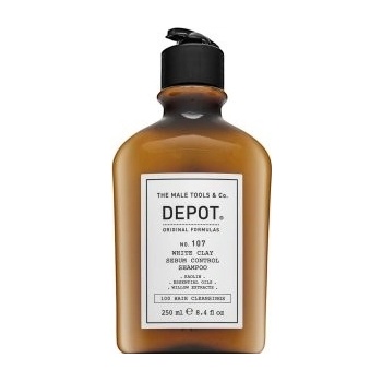 Depot No. 107 White Clay Sebum Control Shampoo čistiaci šampón proti podráždeniu pokožky 250 ml