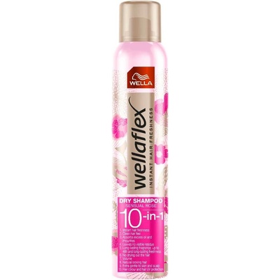Wella Wellaflex Dry Shampoo 10 in 1 Sensual Rose 180 ml