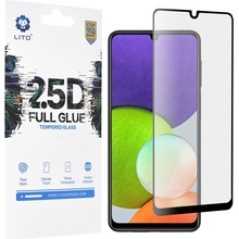 Lito 2.5D FullGlue Glass - Samsung Galaxy A22 4G/M22 4G - Black KF235898