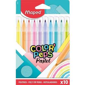 Maped Флумастери MAPED Color Peps Pastel 10 цвята