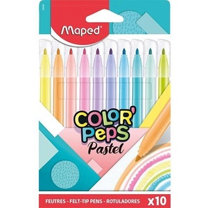 Maped Флумастери MAPED Color Peps Pastel 10 цвята