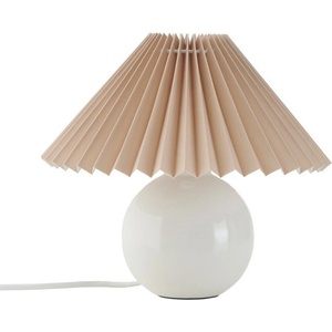 Ellos Home Бежова/кремава текстилна настолна лампа (височина 22 cm) Mimmi - Ellos Home (1723200-01-0)