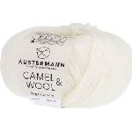 Austermann Camel & Wool 90343-01 Wool White Плетива прежда (90343-01)