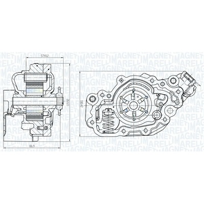 MAGNETI MARELLI Olejové čerpadlo 351516000082