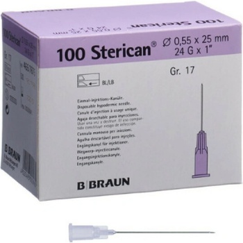 B.Braun Injekčná ihla BB STERICAN 100 ks 0,55 x 25 mm