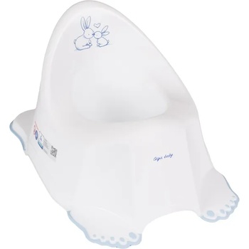 TEGA BABY Бебешко анатом. гърне "Зайчета"бяло (ga01601lbwh)