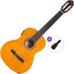 Valencia VC104E Basic SET 4/4 Natural Класическа китара с предусилвател