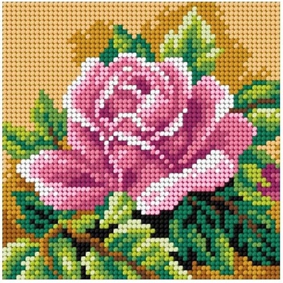 Předloha vyšívací Růže 15x15cm – Zboží Mobilmania