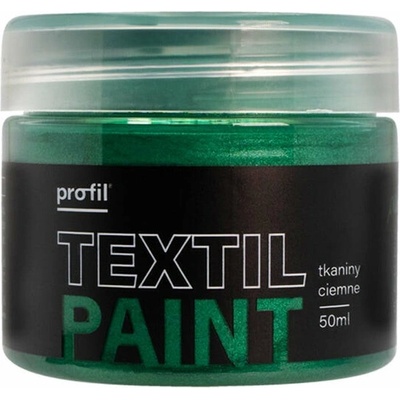 Profil metalická farba na tmavý textil 50 ml 07 smaragdová