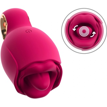 You2Toys Oral Fun Vibrator Licking and Vibrating Tongue Red