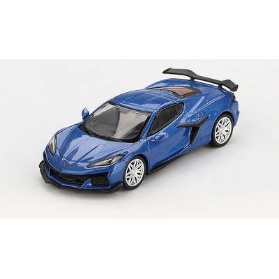 MINI GT Chevrolet Corvette Z06 2023 Elkhart Lake Blue Metallic 1:64