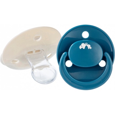 Bebeconfort šidítko silikon symetrické Eco Sand/Blue 2 ks