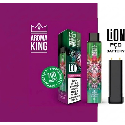 AROMA KING LION POD + baterie 20 mg Melons Watermelon Banana 350 mAh 1 ks
