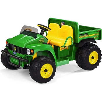 ROLLZONE Детски Акумулаторен трактор John Deere 12V с работеща рамена на багер и самосвална кофа (IGOD0060)