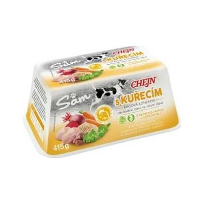 Chejn Sam masová s kuřecím,červenou řepou a dobromyslí 415 g
