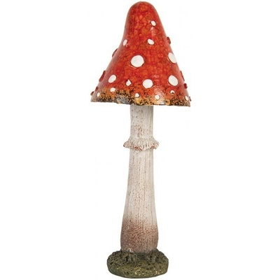 Dekorace figurka houba muchomůrka - Ø 9*23 cm - Clayre & Eef