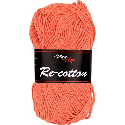 Vlna-hep Příze Re-Cotton - recyklovaná bavlna Re-Cotton: 81171 Oranžová