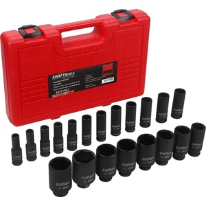 Kraft&Dele Комплект вложки за гайковерт 1/2" 20бр 64990 (kd11867)