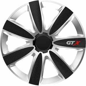 Versaco Тасове за джанти Versaco GTX CARBON Black/Silver - 15 (VR56077)