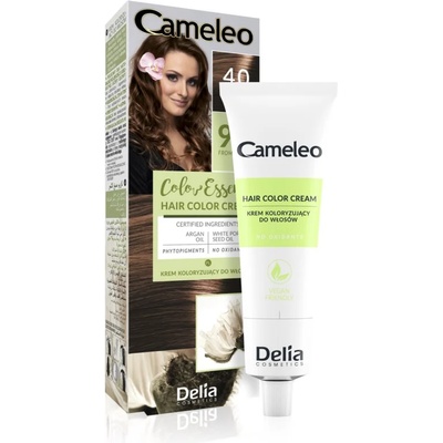 Delia Cosmetics Cameleo Color Essence боя за коса в туба цвят 4.0 Brown 75 гр