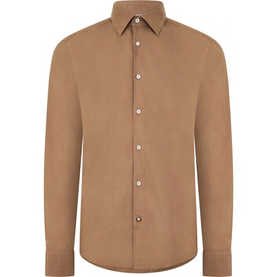 HUGO BOSS Риза с дълъг ръкав Boss Men's C-HAL-kent Long Sleeve Shirt - Open Beige 282