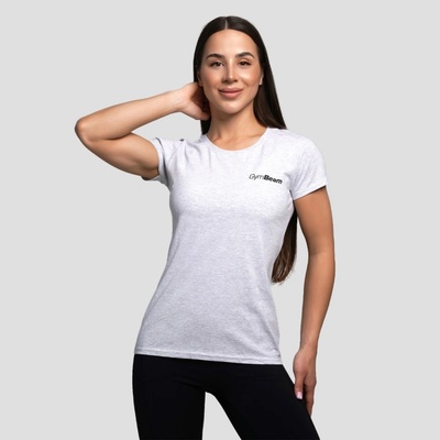 GymBeam Dámske tričko Basic Heather Grey