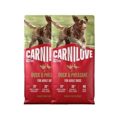 Carnilove Active Dog Duck & Pheasant Adult 2 x 12 kg