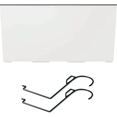 Prosperplast Květináč 39,5 x 18,5 x 19,5 cm plast bílý
