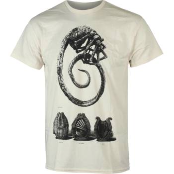 NNM Мъжка тениска Alien - Face Hugger Dissection - Natural - ALI09873TSC