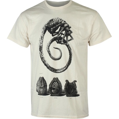 NNM Мъжка тениска Alien - Face Hugger Dissection - Natural - ALI09873TSC