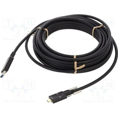Delock 83206 optický USB A vidlice USB C vidlice 10m černý