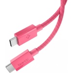 Spigen Кабел за данни Spigen Data Cable Essential EB6010CC - Type-C към Type-C, 60W, 1m - Розов