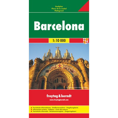 freytag & berndt - Plán města Barcelona 1:10 000