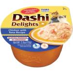 Inaba Foods Dashi Delights котешка Кура с риба тон 70 г купа