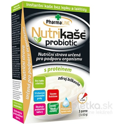 Nutrikaša probiotic s proteínom 3x60 g