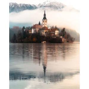 Ravensburger - Puzzle Church on Lake Bled - 1 500 piese