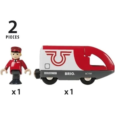 BRIO Локомотив с батерия (33504)