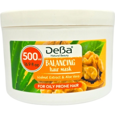 ДЕВА маска за коса, 500мл, Орех и Алое