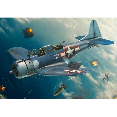 Brengun SBD-5 Dauntless „Pacific theatre“ Plastic injection kit 1:144
