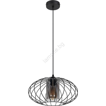 Image 1 of HEXE Пендел CORRINI 1xE27/60W/230V Ø 34 см черен/сив (HX0185)