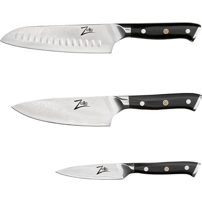 Zelite Комплект ножове Alpha-Royal Japanese Series Set III от 3 части (Alpha_Royal_4_6_7) (Alpha_Royal_4_6_7)