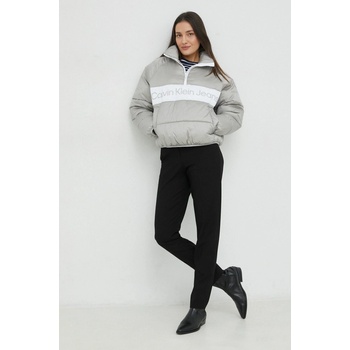 Calvin Klein Bunda Jeans dámska zimná J20J220470.9BYY šedá