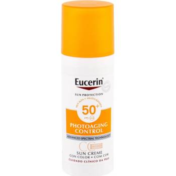 Eucerin Sun Photoaging Control CC Cream Opaľovací prípravok na tvár Medium SPF50+ 50 ml