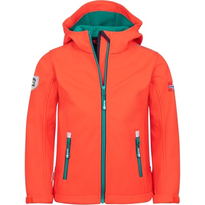 TROLLKIDS Детско софтшел яке Trollkids Kid's Trollfjord Jacket Softshell jacket - Chili Red - размер 140 (EU) (703-2088-2517)
