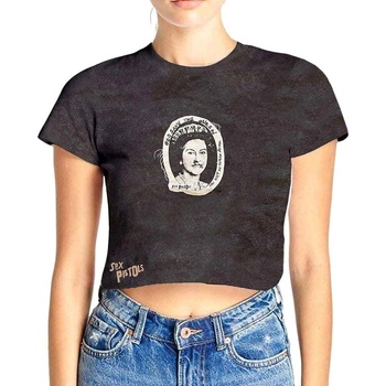 Sex Pistols God Save The Queen (Wash Collection) Black S Дамски Риза (SPCT26LDD01)