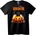 NOONEBRAND Тениска Halloween Тиква Прилеп - XS, Black