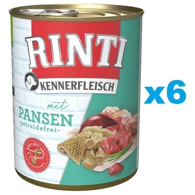 Rinti Kennerfleisch Adult Rumen Žalúdok 6 x 800 g
