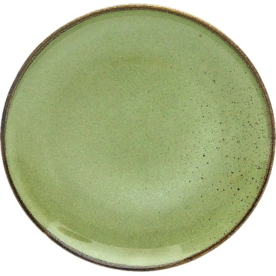 Dezertní talíř CreaTable Nature, zelený, výška: 30 mm, průměr: 210 mm