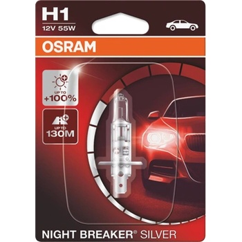 OSRAM КРУШКА АВТОМОБИЛНА ОСРАМ h1 nbs 55w 12v КЪСИ И ДОП. ХАЛОГЕННИ СВ. 100% УСИЛЕНА ЖЪЛТА (206100930)